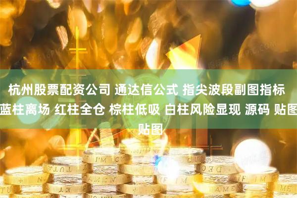 杭州股票配资公司 通达信公式 指尖波段副图指标 蓝柱离场 红柱全仓 棕柱低吸 白柱风险显现 源码 贴图